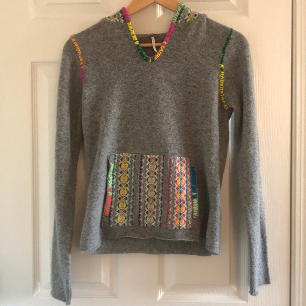 Free people Boho Hippie Hoodie